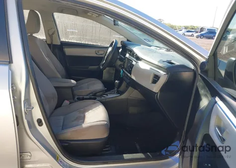 2015 Toyota Corolla Le из США, поврежденный, VIN 5YFBURHEXFP257277